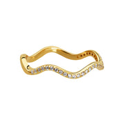 Waveform Ring - Pavé